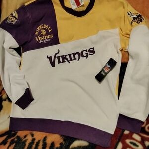 Authentic Men's VIKINGS MN NFL Rugby Team Apparel L. New w/ Orig.Tag